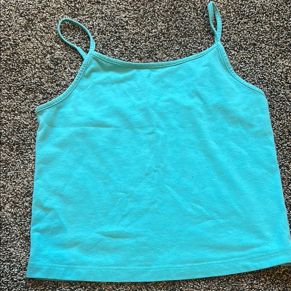 Wild Fable Blue Fitted Crop Camisole